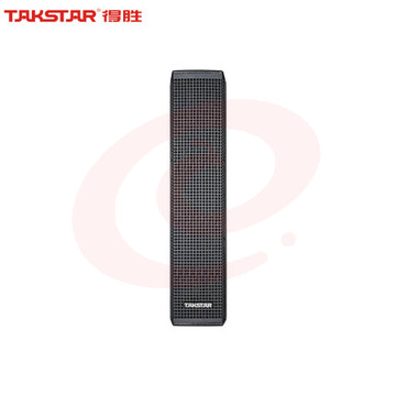 得胜(TAKSTAR)ESC-034 (对) 室内挂式音响  音柱 演艺音箱 HIFI壁挂式音响 室内演艺广播背景音乐音箱 黑色