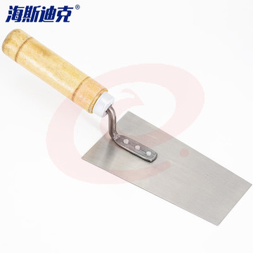 海斯迪克 gnjz-5338 木柄抹泥刀 泥工瓦工灰匙抹泥刀 泥瓦工具铲刀 小号(5个)