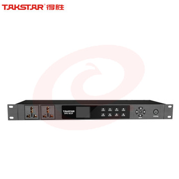 得胜(TAKSTAR)EPO-802P 智能电源时序器 8路控制使用方便 会议室舞台演出 KTV工程安装功能厅