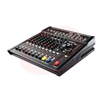 得胜 (TAKSTAR)XR-0612FX(2023款)模拟调⾳台 十二路 带蓝牙模块USB-A MP3播放高中低音可调节48V幻象电源 会议演出户外