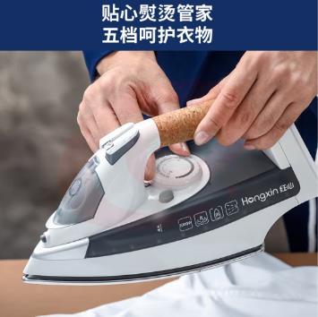 红心(RED HEART) 手持式电熨斗 家用蒸汽熨烫机 小型电烫斗熨衣服大功率熨斗烫衣RH1366
