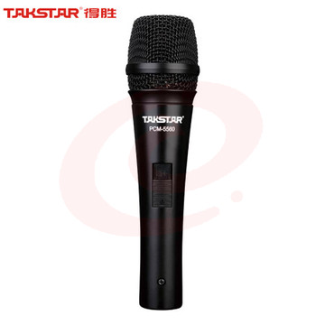 得胜(TAKSTAR)PCM-5560 电容麦克风 电脑网络K歌 录音 主持直播话筒黑色