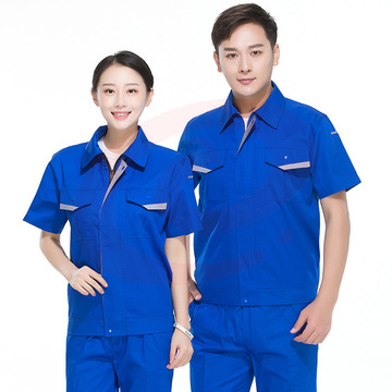 君御S301夏季工作服短袖全工艺涤棉细斜纹舒适透气时尚工装可绣字