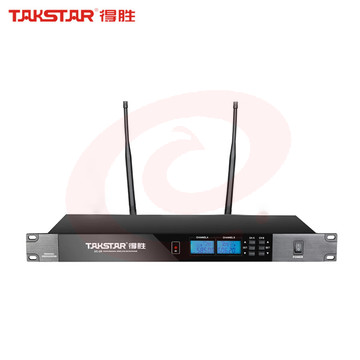 得胜(TAKSTAR) UC-2R无线话筒一拖二会议麦克风鹅颈手持领夹主持家庭ktv话筒会议麦克风 UC-2R主机
