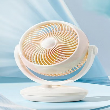 美的(Midea)空气循环扇桌面小风扇家用节能电风扇摇头转页扇台式鸿运扇轻音小型换气卧室宿舍四季循环对流 【3档循环扇】6米摇头送风