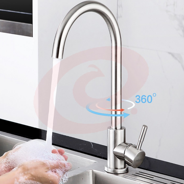 四季沐歌 MICOE M-C100H家用304不锈钢厨房水龙头 厨房水槽冷热龙头 360°自由旋转洗菜盆龙头