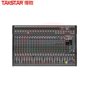 得胜(TAKSTAR) XR-1824FX 24路模拟调音台 音视频会议商业演出大型集会户外