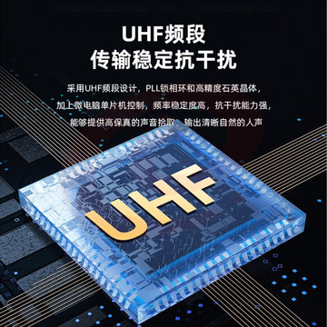 得胜 (TAKSTAR)M-2FH U段真分集 无线麦克风 一拖二 手持话筒 五百米远距离抗干扰AI智能接收调节