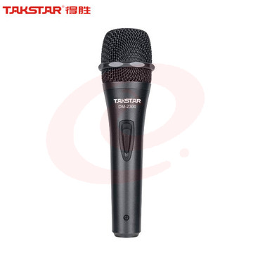 得胜 (TAKSTAR) DM-2300专业有线动圈麦克风舞台演出主持家用K歌KTV唱歌音响专用话筒 2300直线版