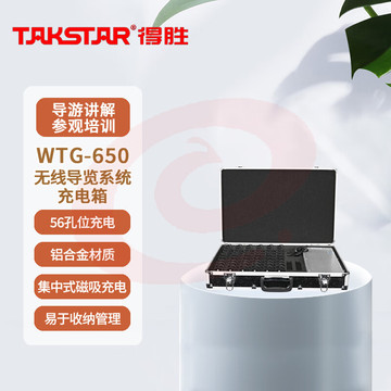 得胜 (TAKSTAR)WTG-650 无线导览讲解器 一对多传声系统导游教学同声传译 充电箱