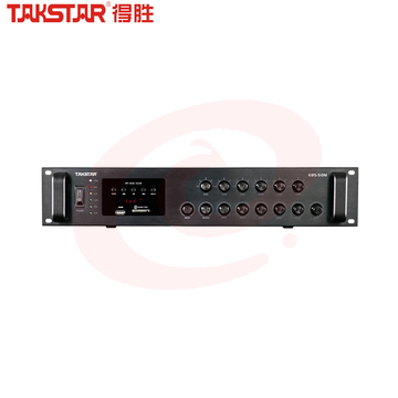 得胜(TAKSTAR)EBS-50M 广播合并功放 定压功率放大器 带分区广播系统内置蓝牙MP3解码