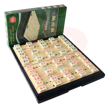 奇点 军棋陆战棋两人军旗套装折叠便携式2人棋盘无油漆密胺麻将材料棋子游戏棋亲子互动聚会桌游
