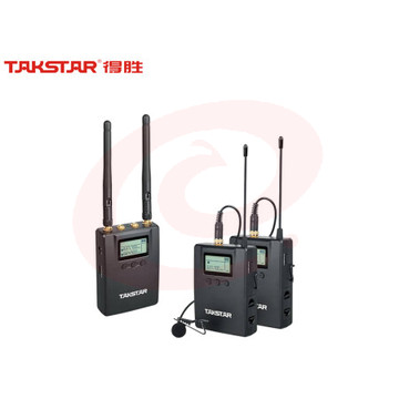 得胜(TAKSTAR)SGC-200W 无线小蜜蜂麦克风领夹式摄像机收音话筒单反采访录音手机直播vlog收音 1接收+2发射