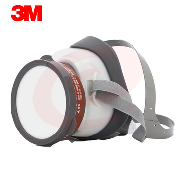 3M  1201喷漆组合  防毒面具组合。包含(1200半面罩1只,3001CN滤毒盒1只,385CN滤棉盖1只,3N11CN滤棉2片)