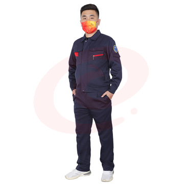 君御JY-M101防静电防酸碱工作服春秋款加油站化工厂工装厂服批发