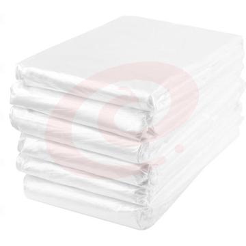 白色垃圾袋60cm*80cm透明塑料袋50只/包