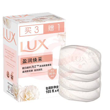力士香皂 105*4块 盈润焕采花香凝萃精油 盈润茶花香 包装随机