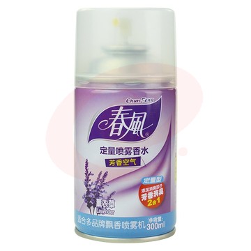 春风 自动喷香机芳香剂香水  除臭空气清新剂  家用香氛喷雾 薰衣草 300ml*3瓶
