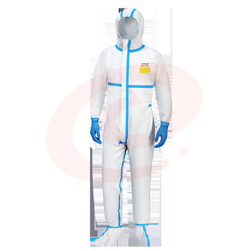 君御GAJ2500疫情防护服胶条型连体病毒微生物检查隔离衣非灭菌