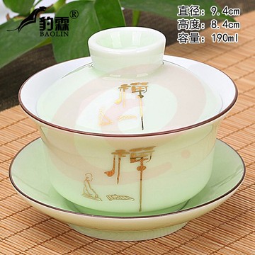 盖碗茶杯 陶瓷泡茶碗
