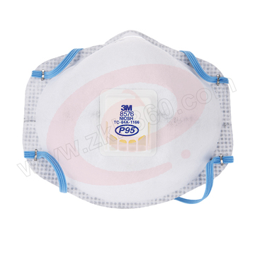 3M 8576 P95 罩杯型酸性气体异味及防颗粒物口罩 头戴式 带阀 1盒 销售单位：盒