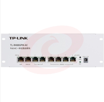 普联 TP-LINK 一体化千兆8口路由器 TL-R488GPM-AC 标准POE供电 4口 有线路由器