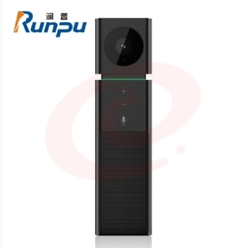 润普 （Runpu） RP-65小型视频会议解决方案/适用于10-40㎡全高清广角摄像头/全向麦克风一体机 黑色