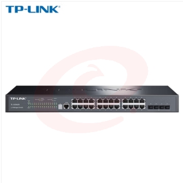 普联（TP-LINK）TL-SG6428 28口全千兆堆叠式三层网管交换机24电口带4光口企业级商用网络汇聚核心层交换器