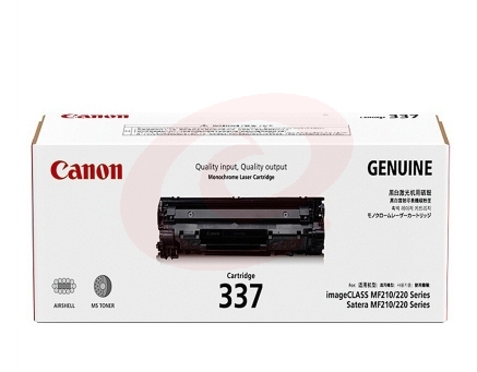 佳能（Canon）CRG-337 原装硒鼓 黑色单支装 适用iC MF210 220 230 240 Series 打印机硒鼓