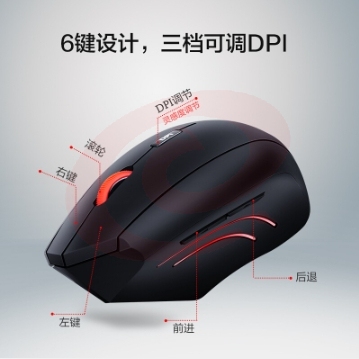 ThinkPad 无线鼠标 笔记本电脑办公鼠标 36003450人体工学垂直无线鼠标【黑色】（可当天配送发货）