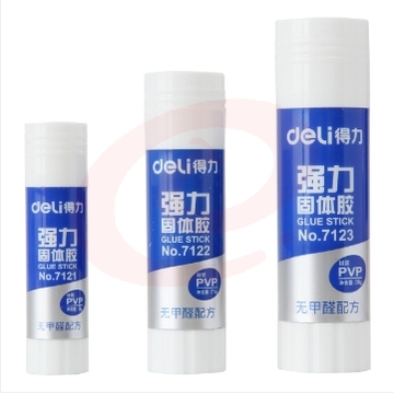 得力 7122 固体胶棒 21g 12支一组