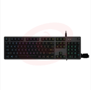 罗技(Logitech) 有线机械键盘 全尺寸 RGB背光机械键盘 L轴 类红轴 G512