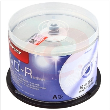 纽曼（Newsmy）炫光系列DVD+R 16速4.7G 空白光盘/光碟/刻录盘 桶装50片