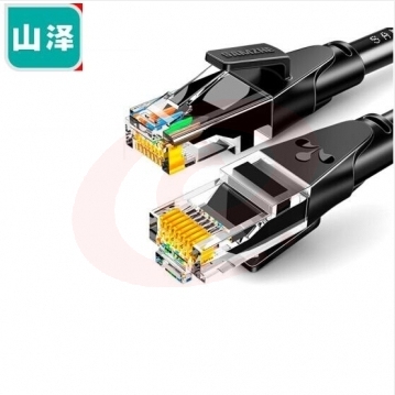 山泽(SAMZHE)六类网线 CAT6类千兆极速8芯双绞 工程电脑宽带电脑网络跳线成品网线 黑色15米 WD6150 WL.877