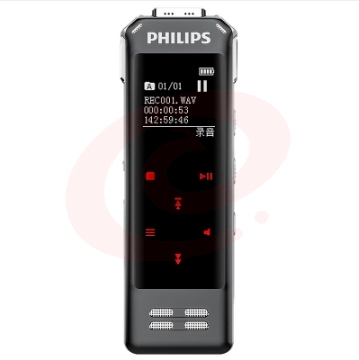 飞利浦（PHILIPS）指纹加密 APP智能专业录音笔 实时翻译 语音转文字 16G VTR8062