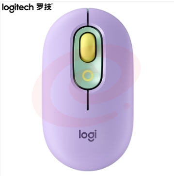 罗技（Logitech）POP MOUSE无线鼠标 蓝牙鼠标 办公鼠标-梦幻紫