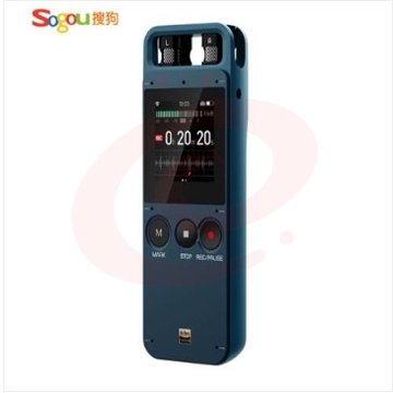 搜狗Sogou C19D AI智能录音笔E1 终身免费转文字 中英文同声传译 多语言翻译 32G+云存储 蓝色/黑色