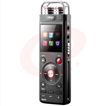 爱国者（aigo）录音笔 R6633 32G 微型专业高清远距降噪 双供电TF卡扩容 声控录音器学习 