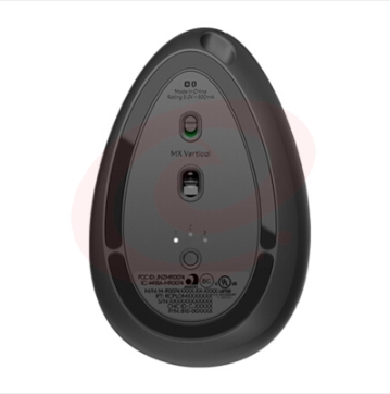 罗技 Logitech 无线蓝牙鼠标 MX Vertical 无线+蓝牙-优联双模式 (黑色) 垂直鼠标