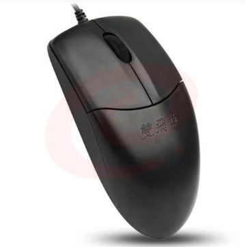 双飞燕 OP-520NU 鼠标 有线鼠标 办公鼠标 便携鼠标 对称鼠标 USB 黑色