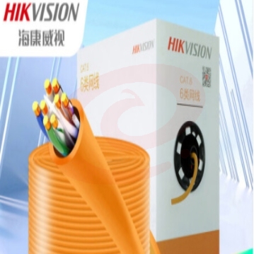 海康威视六类网线千兆工程级无氧铜箱线CAT6高速网络非屏蔽双绞线监控办公布线305米/箱 DS-1LN6-UE