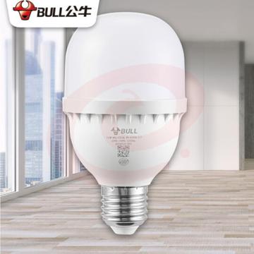 公牛(BULL)LED灯泡高亮球泡螺旋螺口白光柱形灯厂房车间商超食堂 15W球泡白光6500KE27螺口