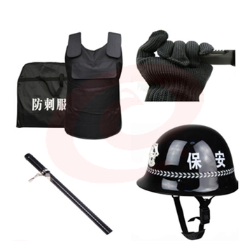 先锋连 四件套 安保器材 防刺服 防割手套 头盔 防暴棍(计价单位：套) (