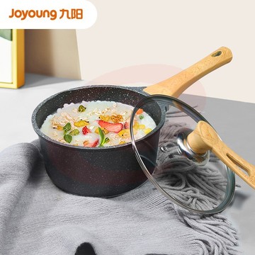 九阳(Joyoung)麦饭石色奶锅不粘锅18cm TLB1853D (