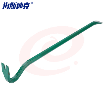 海斯迪克 消防两用撬棍 600*16mm 起钉器 特种钢撬杠撬棒多功能起钉器