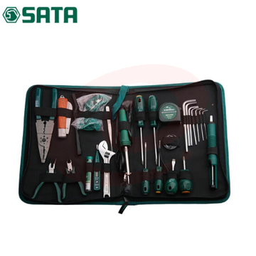 世达(SATA)27件电子工具组套/工具箱包组套电脑螺丝刀扳手组合套装 03760