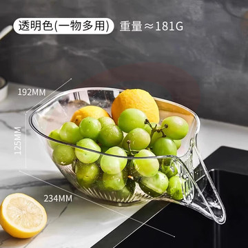 加度洗菜盆沥水篮厨房多功能洗水果滤沥水盆碗耐高温焯水淘米神器