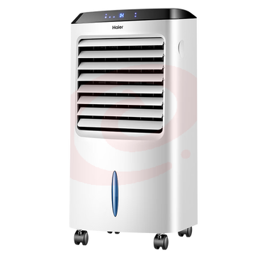 海尔(Haier) 空调扇制冷风扇加湿净化除菌空气除菌冷风机遥控冷气扇塔扇无叶风扇家用水冷移动小空调 【强劲冷风+冰凉降温】按钮款  LG36-10