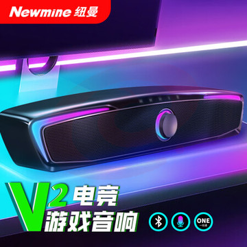 纽曼(Newmine)V2 PRO蓝牙电竞音响音箱 黑色