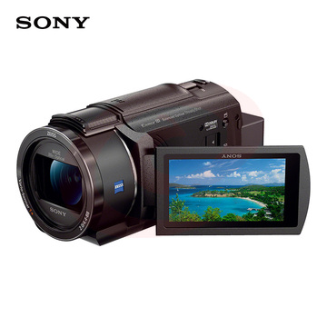 (下单前请咨询)索尼(SONY)FDR-AX45A 4K高清数码摄像机 黑色 (5轴防抖 快捷编辑 约20倍光学变焦)